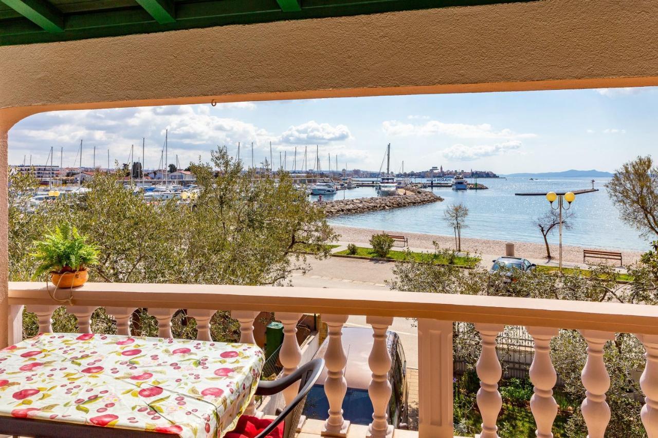Mare-More Studio W Balcony And Beach Front And View Задар Екстериор снимка